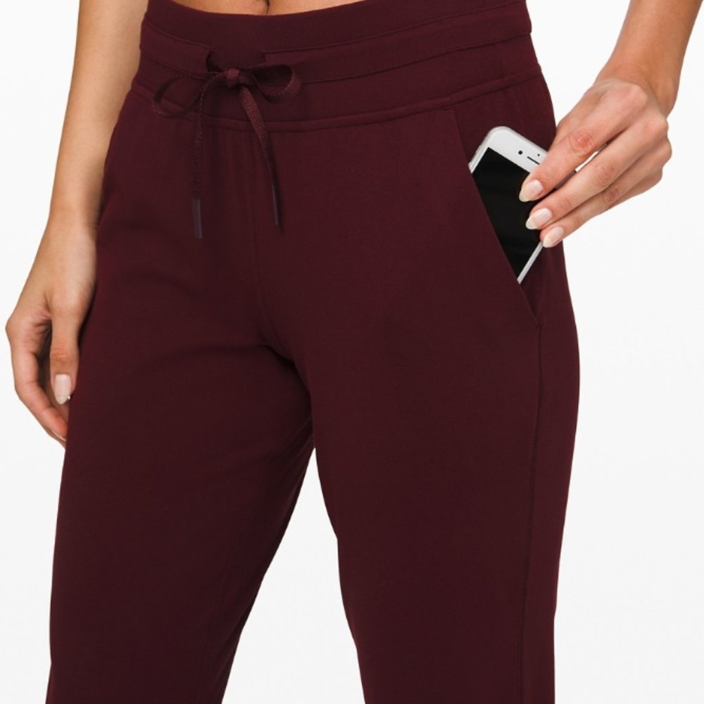 Lululemon Burgundy Ready to Rulu Joggers